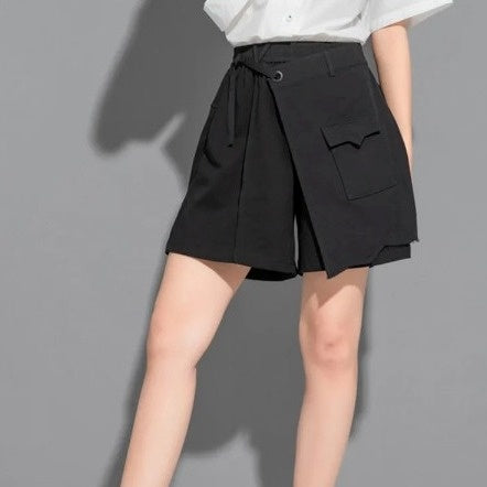 Wide leg shorts pants(G2311)