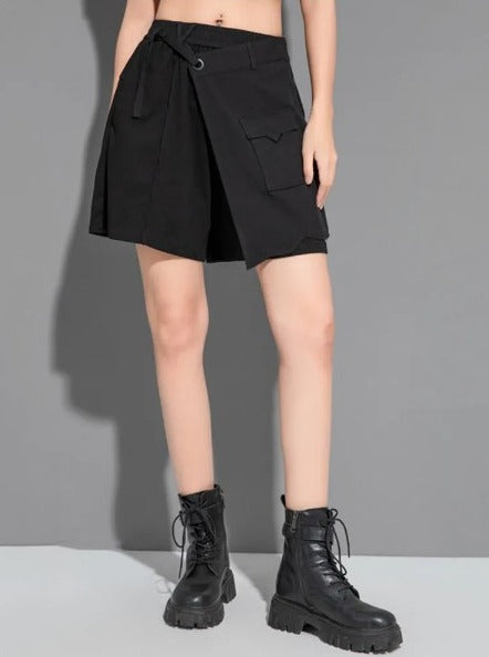 Wide leg shorts pants(G2311)