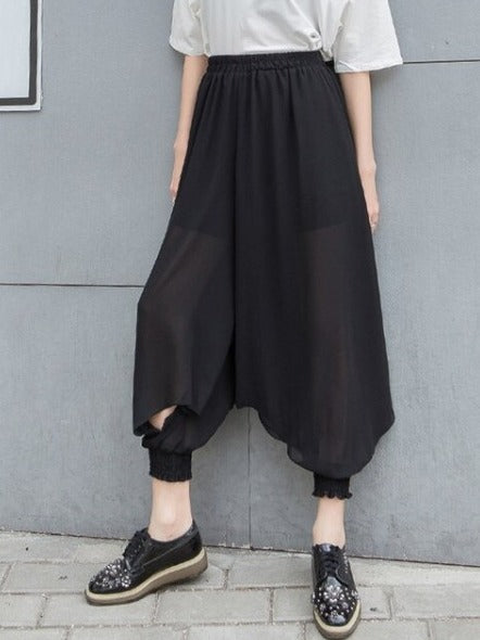 Chiffon Long Harem Pants(G2323)