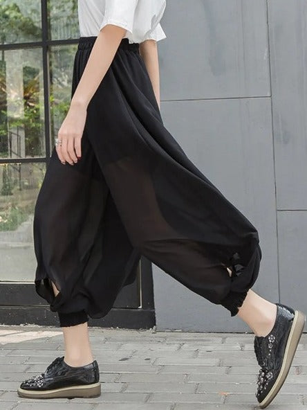 Chiffon Long Harem Pants(G2323)