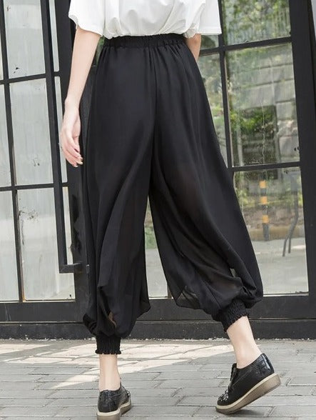 Chiffon Long Harem Pants(G2323)