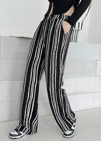 Striped long leg pants(G2326)