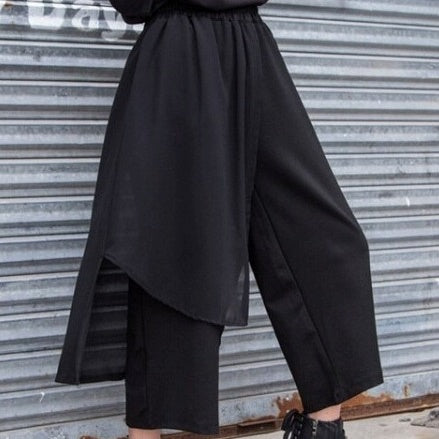 Asymmetry loose fit pants(G2328)