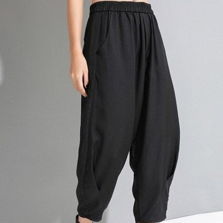 Pleated pocket pants（G2332）