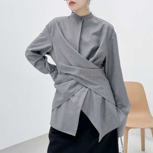 Asymmetry big blouse(G2152)