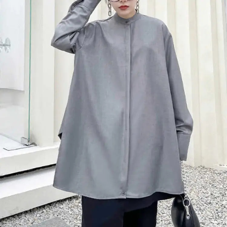 Asymmetry big blouse(G2152)