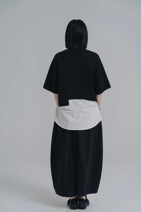 Stripe round neck Tshirts(G2146)