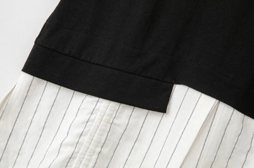 Stripe round neck Tshirts(G2146)