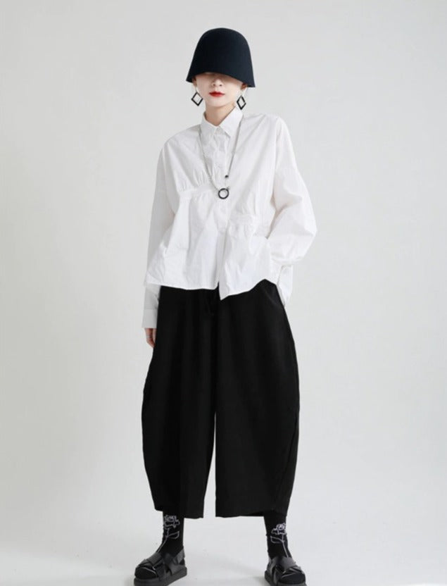 Loose wide pants(G2164)