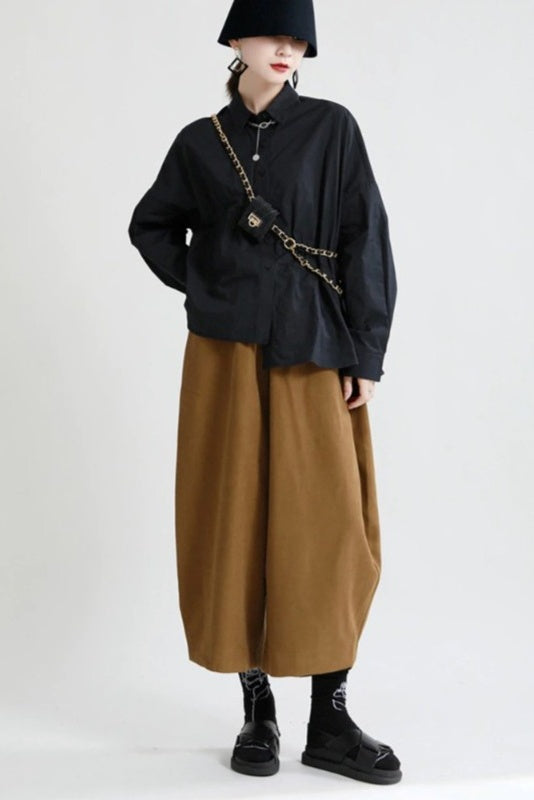 Loose wide pants(G2164)