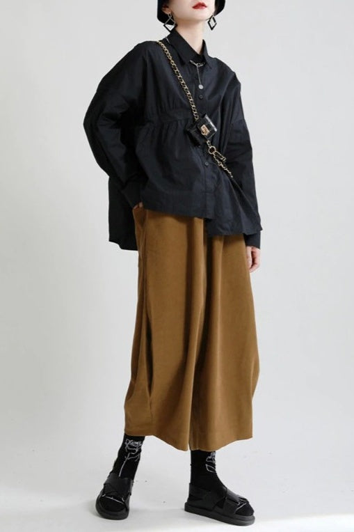 Loose wide pants(G2164)