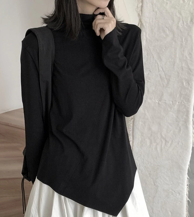 Asymmetry long sleeves（G2220）