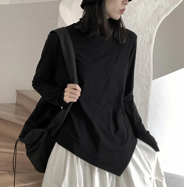 Asymmetry long sleeves（G2220）