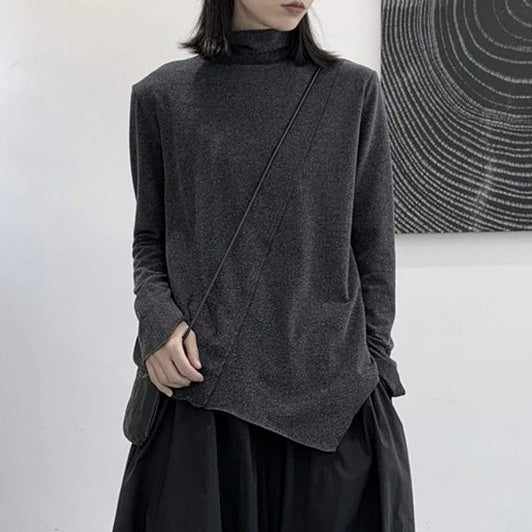 Asymmetry long sleeves（G2220）