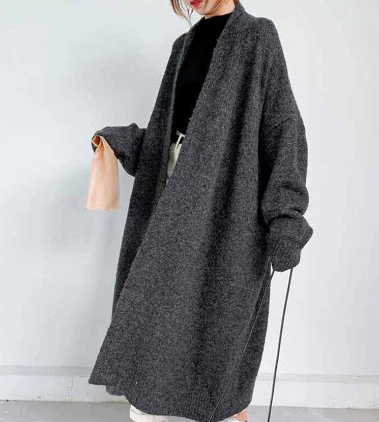 Loose fit long sleeve cardigan（G2199）