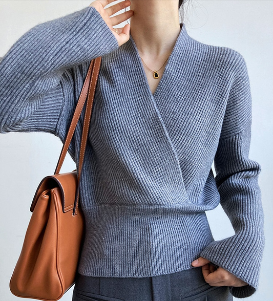 Cross knit sweater(G2200)