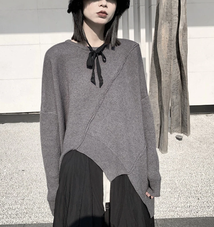 Round Neck Big Size Sweater（G2202）