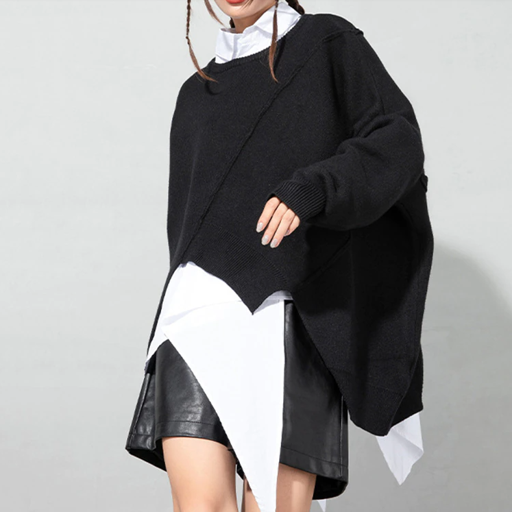 Asymmetry pullover（G2205）