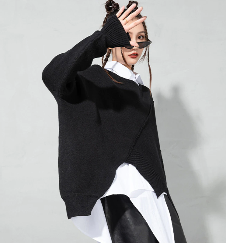 Asymmetry pullover（G2205）