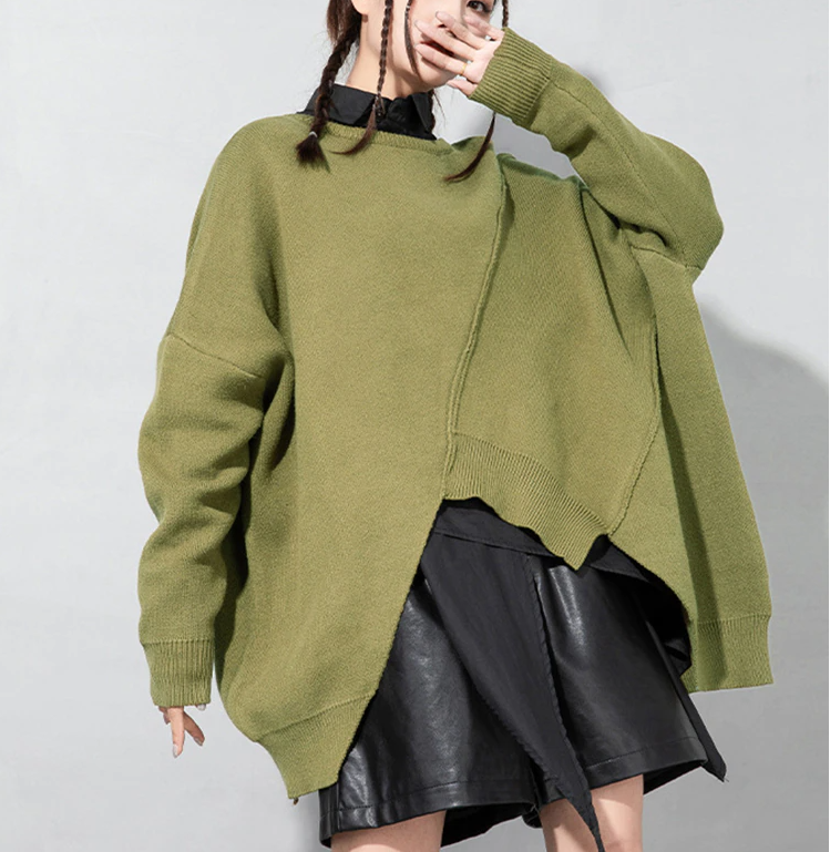 Asymmetry pullover（G2205）