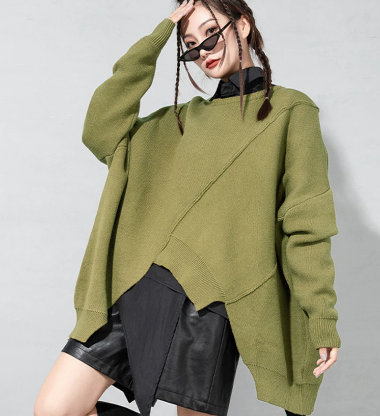 Asymmetry pullover（G2205）