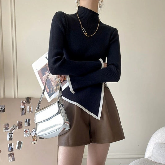 Slim knitted sweater（G2214）