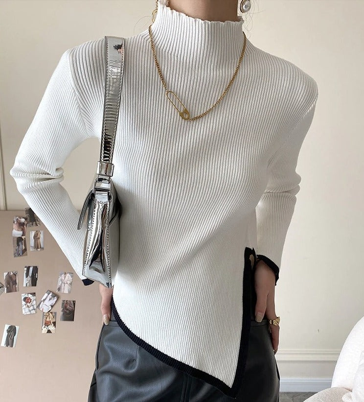 Slim knitted sweater（G2214）