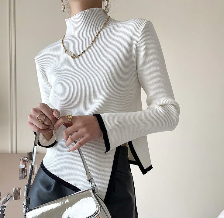 Slim knitted sweater（G2214）