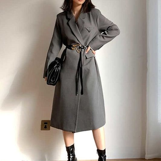 Loose fit long jacket(G2226)