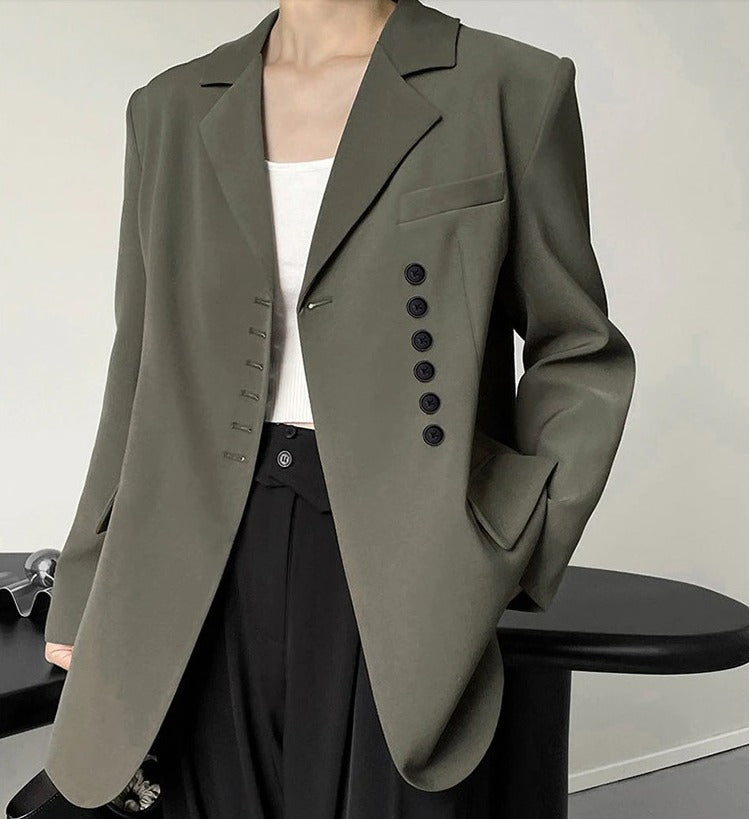 Elegant button jacket(G2227)