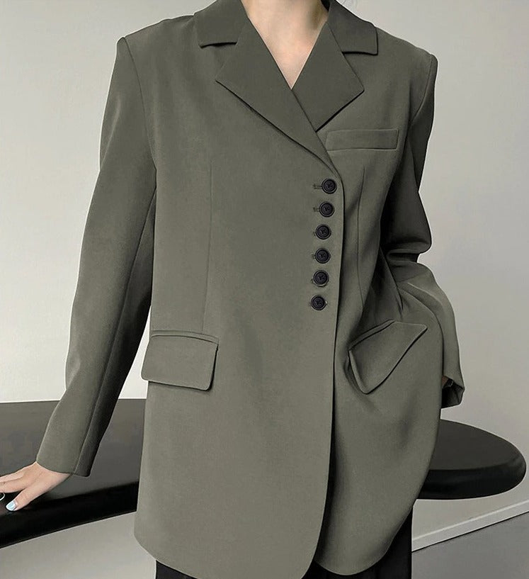 Elegant button jacket(G2227)