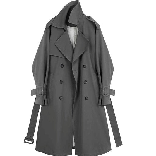 Lapel loose fit trench(G2231)