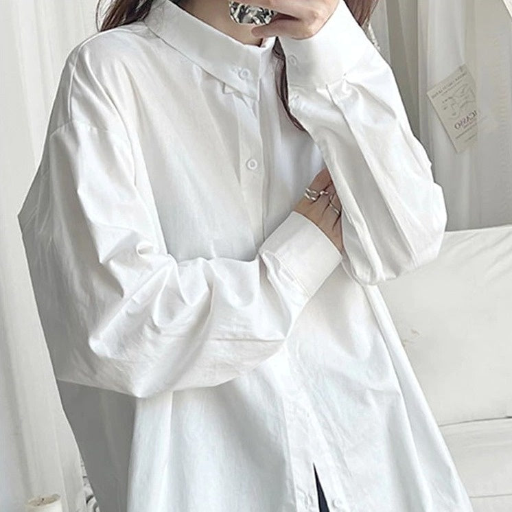 Large size casual blouse(G2243)