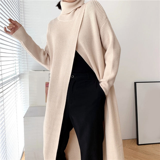 Vent long sweater (G1538)