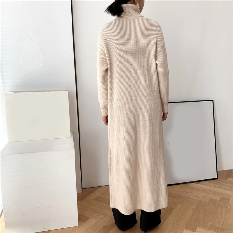 Vent long sweater (G1538)