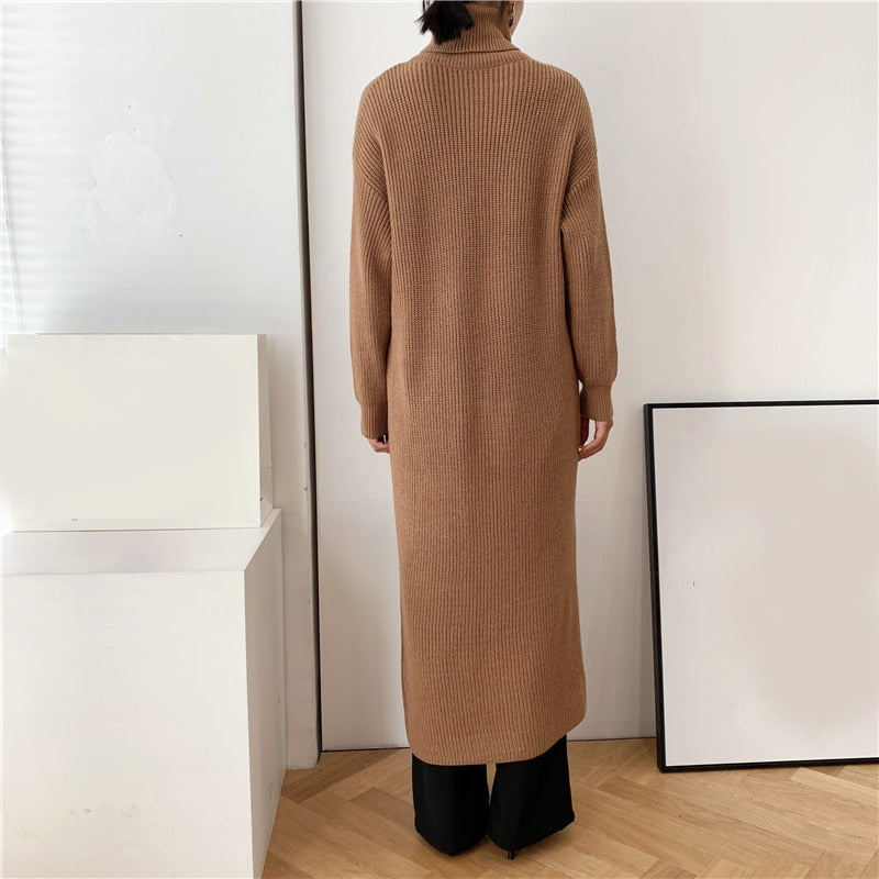 Vent long sweater (G1538)