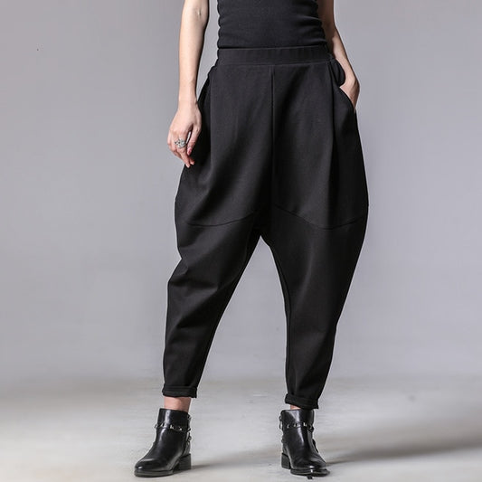 Pleats harem pants(G1551)