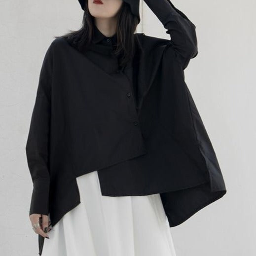 Asymmetry blouse(G1525)
