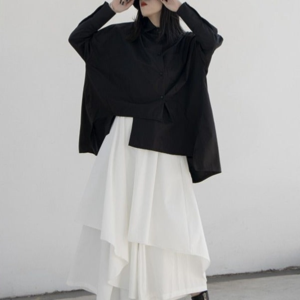 Asymmetry blouse(G1525)