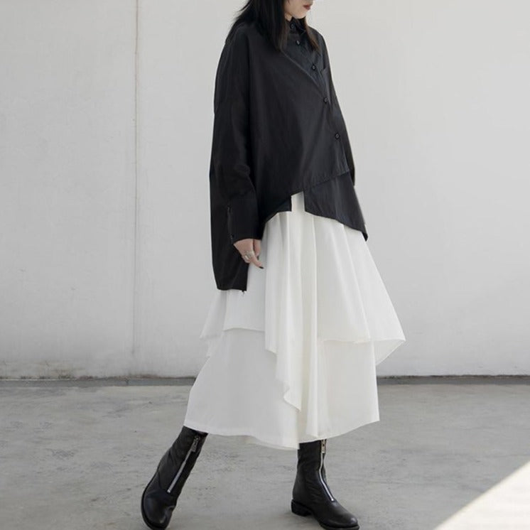 Asymmetry blouse(G1525)