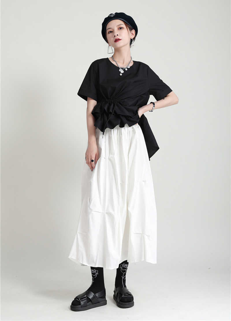 Casual long skirt(G1717)