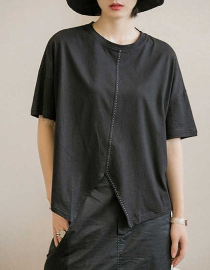 Asymmetry big T-shirt(G1622)