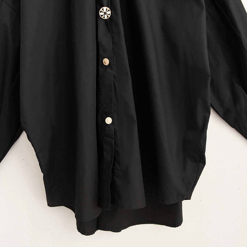 Big button blouse(G1669)