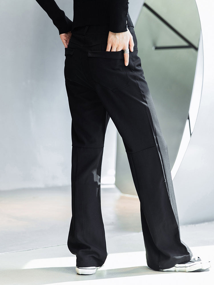 High waist zipper pants(G1850)