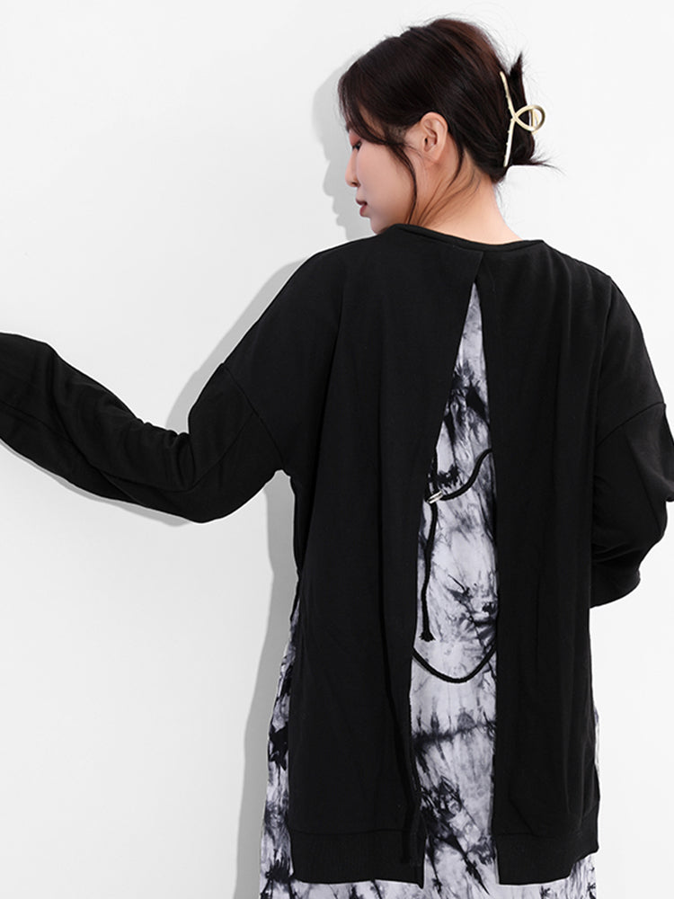 Back open sweatshirt(G1754)