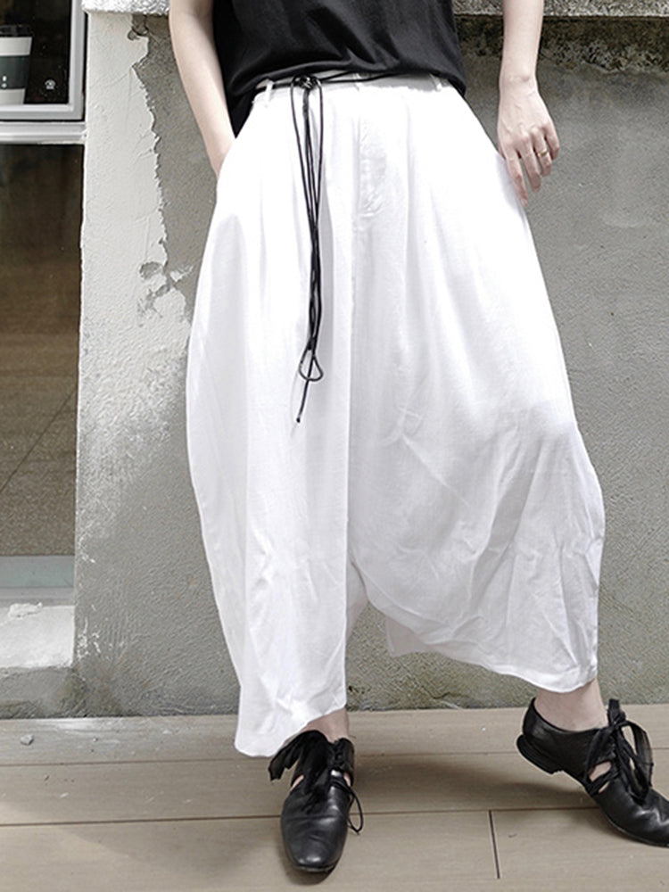 High waist harem pants(G2058)