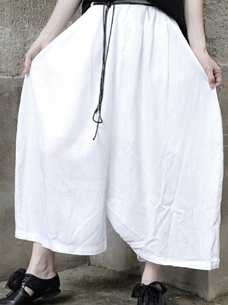 High waist harem pants(G2058)