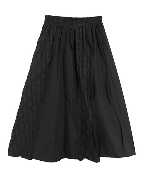 High Waist A-line Half-body Skirt(G2097)